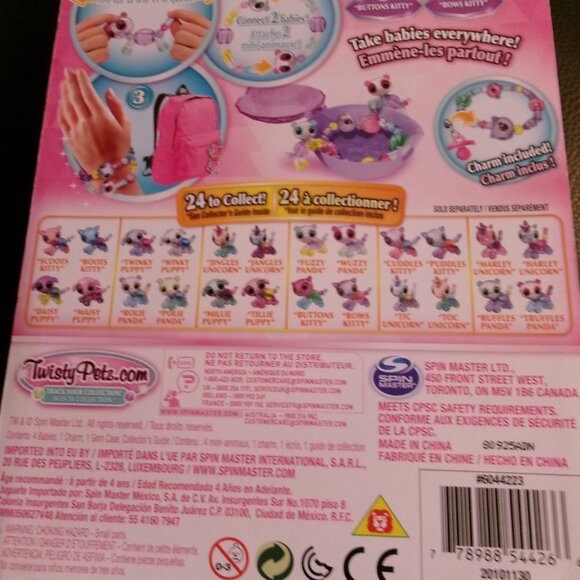 NWT Series 1 Twisty Petz Kitties and Pandas Babies Bracelet Set - Picture 5 of 6